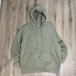 Olive Green Oversized Hoodie
